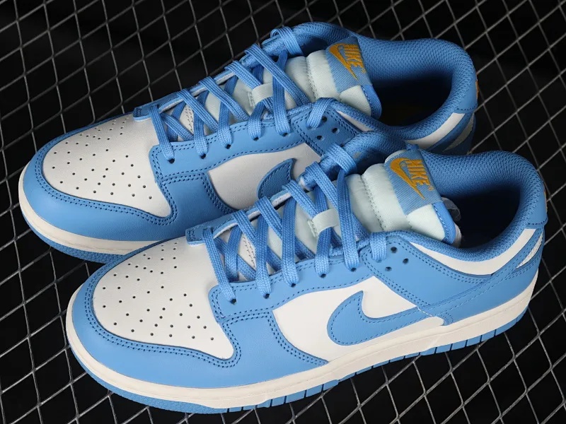 All categories Nk SB Dunk series Nk SB Dunk Low low-top sneakers M version pure original Nk Dunk Low SB dunk series North Carolina blue top layer low-top casual sports skateboard shoes DD1503-100